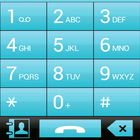 THEME GLASS BLUE FOR EXDIALER icon