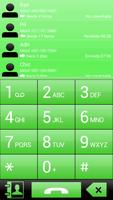 THEME FOR EXDIALER GLASS GREEN screenshot 1