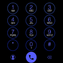 THEME i 8 BLUE BLACK EXDIALER APK