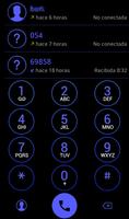 THEME i 8 BLUE BLACK EXDIALER screenshot 1