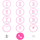 THEME i 8 PINK FOR EXDIALER APK