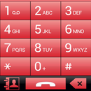 THEME FOR EXDIALER GLASS RED APK