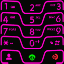 THEME NEON PINK FOR EXDIALER APK