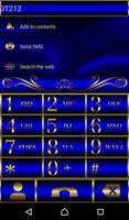 Abctract Blue Dialer theme poster