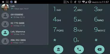 Dialer theme Droid L drupe