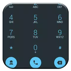 Dialer Theme Droid L Blu drupe APK Herunterladen