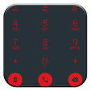 Dialer Theme Droid L Red drupe APK