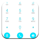 Dialer Theme Droid L White icono