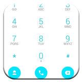 Dialer Theme Droid L White icon