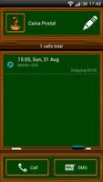 exDialer Chalkboard Theme ảnh chụp màn hình 3