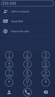 Dialer Theme Circle Blue drupe ภาพหน้าจอ 2