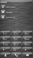 Dialer Theme Brushed Glass ảnh chụp màn hình 3