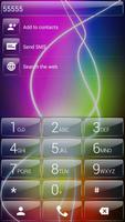 Dialer Theme GlassElectricNeon ảnh chụp màn hình 1