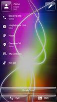 Dialer Theme GlassElectricNeon ảnh chụp màn hình 3