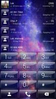 Dialer Theme GlassGalaxy drupe Ekran Görüntüsü 1