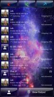 Dialer Theme GlassGalaxy drupe Ekran Görüntüsü 2