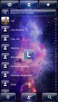 Dialer Theme GlassGalaxy drupe capture d'écran 3