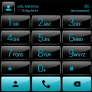 Theme for ExDialer GlossB Cyan APK