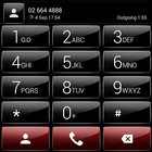 Theme for ExDialer GlossB Red Zeichen