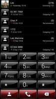 Theme for ExDialer GlossB Red Plakat