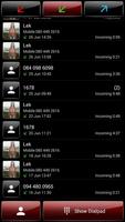 Theme for ExDialer GlossB Red Screenshot 2