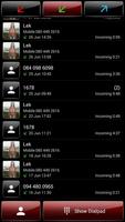 Theme for ExDialer GlossB Red captura de pantalla 2