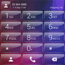 Dialer Theme Polygon Glass APK