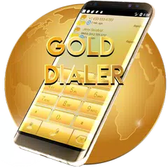Gold Dialer-Thema APK Herunterladen