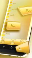 2 Schermata Tema Gold Dialer