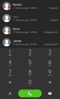 Theme for ExDialer MIUI Dark poster