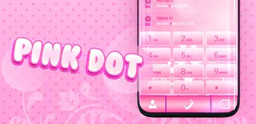 Pink Dot Dialer Theme