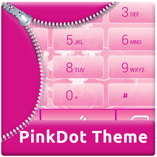 Pink Dot Dialer Theme