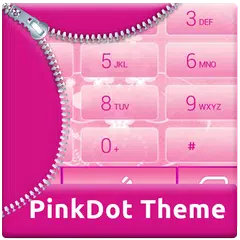 Pink Dot Dialer Theme APK download