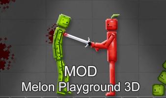 Mod Melon Playground 3D الملصق