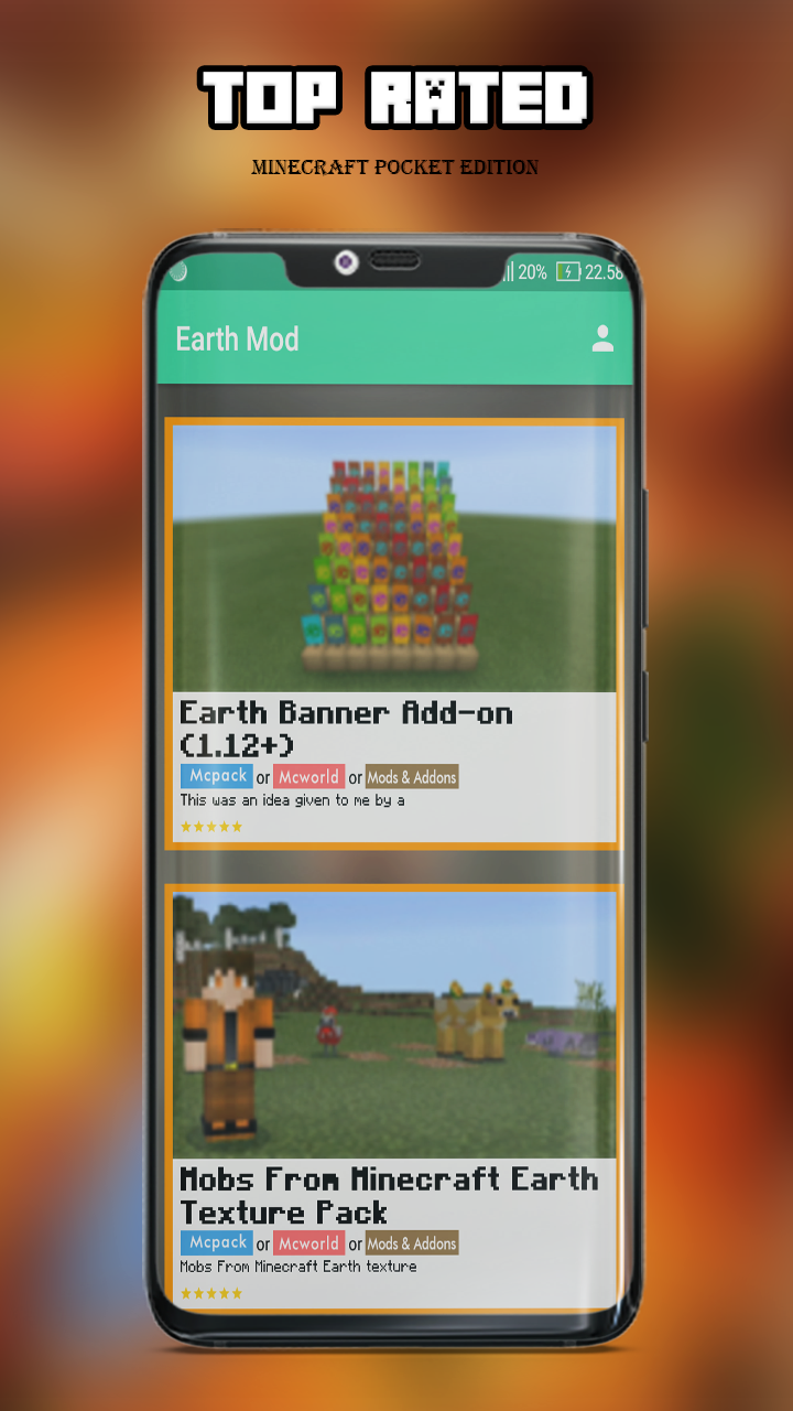 Minecraft Earth MOD in Minecraft PE 