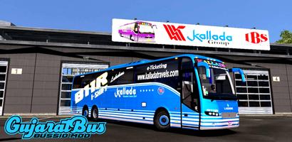 Bussid Mod Gujarat Bus स्क्रीनशॉट 1