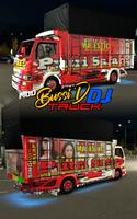 Mod bussid truk canter dj mino poster