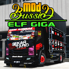 آیکون‌ Mod bussid truk elf giga