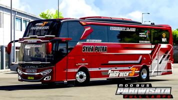 Mod Bus Pariwisata Full Lampu poster