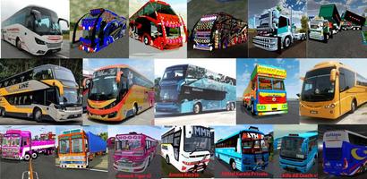 Mod Bussid Bus Luar Negeri plakat