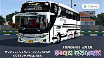 Mod Bussid STJ Kids Panda Cartaz