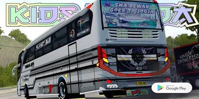 Mod Bussid STJ Kids Panda imagem de tela 2