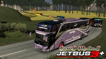 Bussid Mod Bus Jetbus 3+ โปสเตอร์