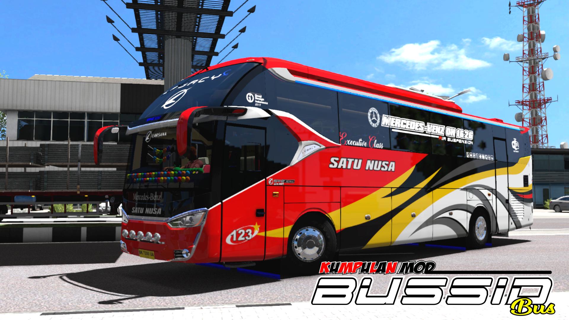 Download Mod Bussid Bus Hd livery truck anti gosip