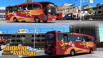 Livery Mod Bussid Sugeng Rahayu poster