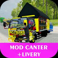 Mod Bussid Truck Canter (Baru + Livery) Affiche
