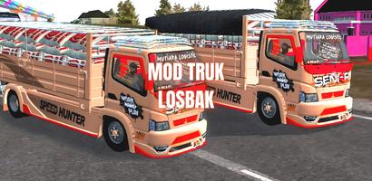 Mod Bussid Truk Losbak Viral ảnh chụp màn hình 1