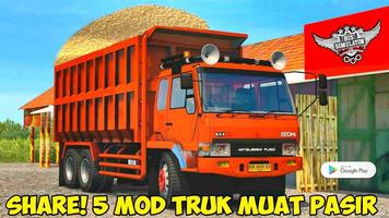 Mod Bussid Truk Pasir Hino スクリーンショット 2