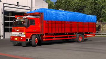 Mod Bussid Trailer Hino Fuso screenshot 2
