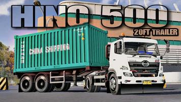 Mod Bussid Trailer Hino Fuso screenshot 3